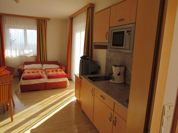 La zona giorno B&B + Appartamenti Trübenbach