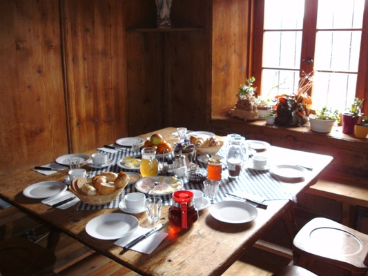 Das Frühstück B&B + Ferienwohnungen auf dem Bauernhof Gruberhof