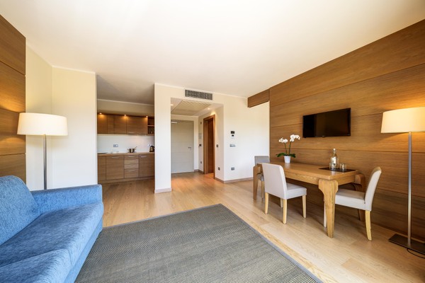 La zona giorno Hotel + Residence Napura