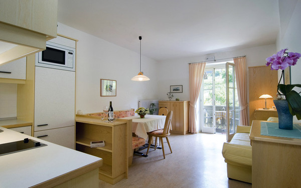 La zona giorno Residence Hof am Keller