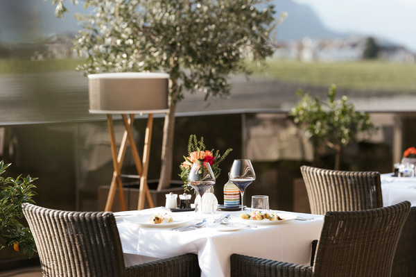 Il ristorante Cornaiano (Strada del Vino Nord) Weinegg Wellvia Resort