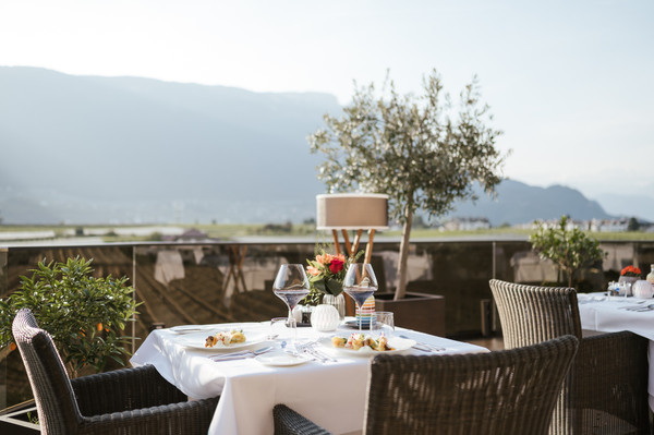 Il ristorante Cornaiano (Strada del Vino Nord) Weinegg Wellvia Resort