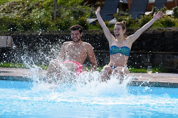 Photo of the outdoor swimming pool