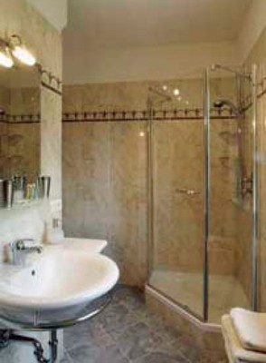 Foto del bagno Appartamenti in agriturismo Huebenburg