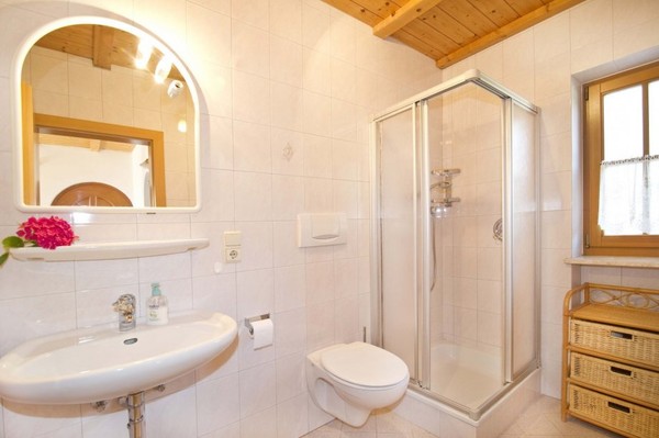 Photo of the bathroom Farmhouse apartments Haus Wolkan