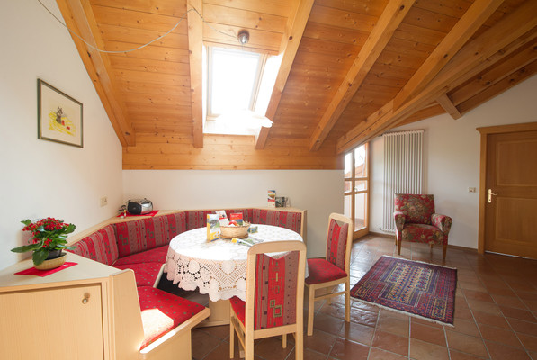 Der Wohnraum Ferienwohnungen auf dem Bauernhof Tinnerhof
