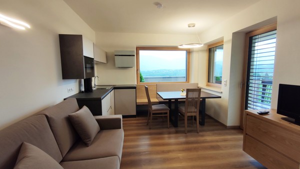 La zona giorno Appartamenti Highlight Apartments