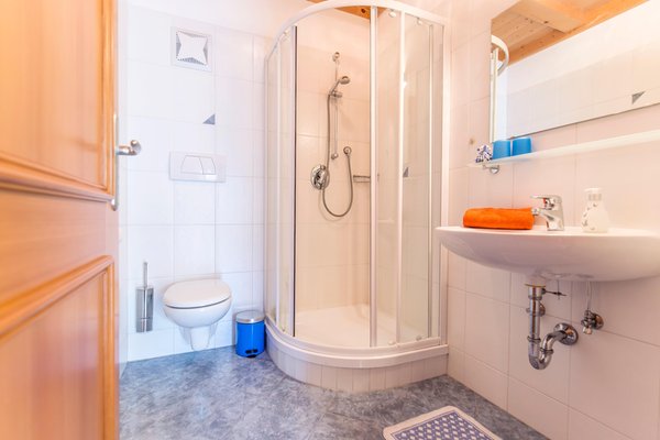 Foto del bagno Appartamenti in agriturismo Naglhof