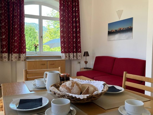 La zona giorno Residence Zum Rössl