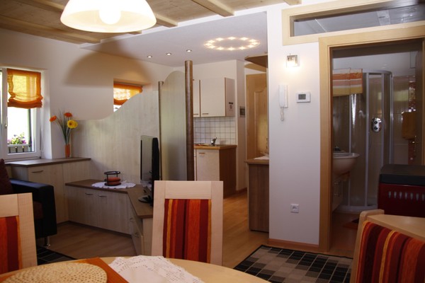 La zona giorno Residence Wiesenheim