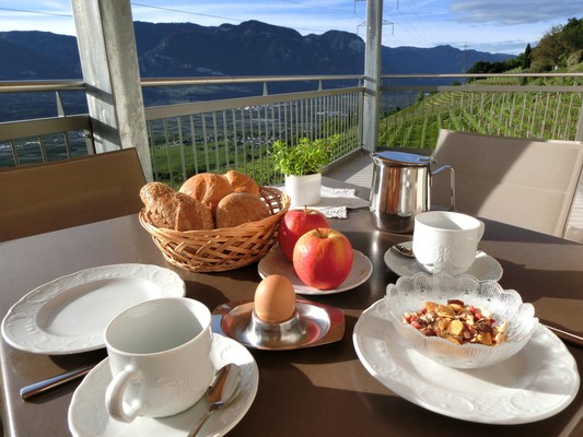 La colazione Appartamenti in agriturismo Fritzenhof