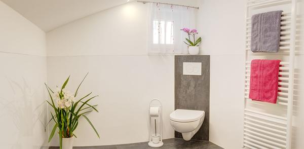 Foto del bagno Appartamenti in agriturismo Sonnhof