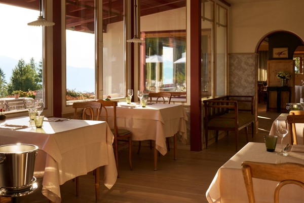 The restaurant Redagno / Radein Berghoferin