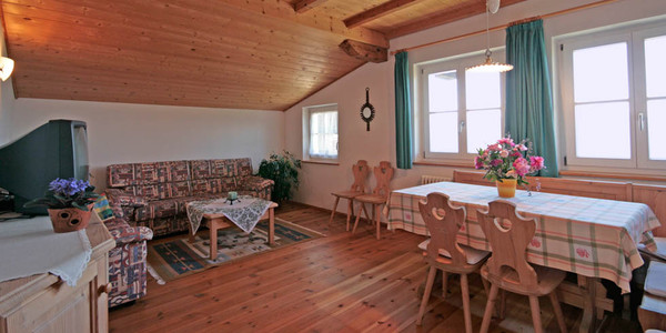 The living area Farmhouse apartments Rasterhof