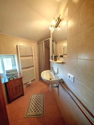 Foto del bagno Appartamenti in agriturismo Wastlhof