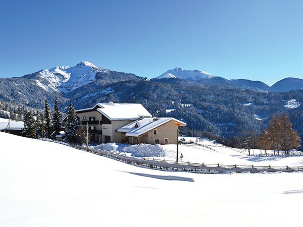 Foto esterno in inverno Scheidnerhof