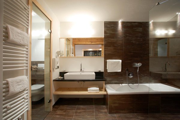 Foto del bagno Hotel Ciasa Soleil