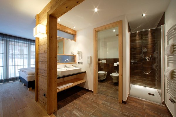 Foto del bagno Hotel Ciasa Soleil