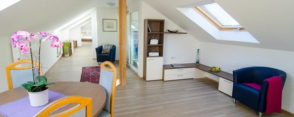 La zona giorno Garni-Hotel Sonnleitenhof