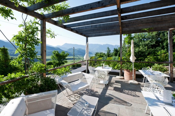 Il ristorante Caldaro Paese (Strada del Vino Nord) Designhotel Gius La Residenza