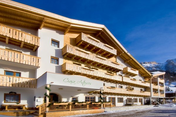 Foto invernale di presentazione Residence Ciasa Antersies