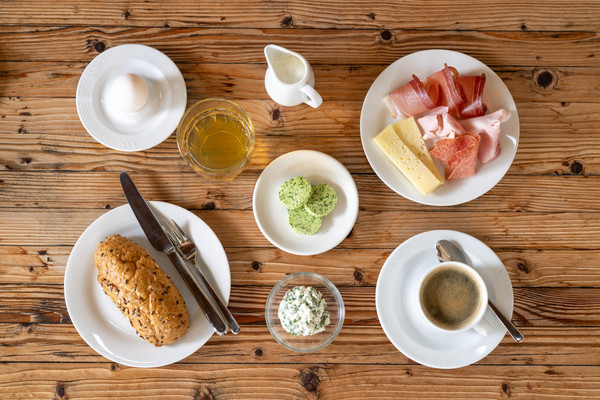 Das Frühstück Ferienwohnungen auf dem Bauernhof Dissertorihof
