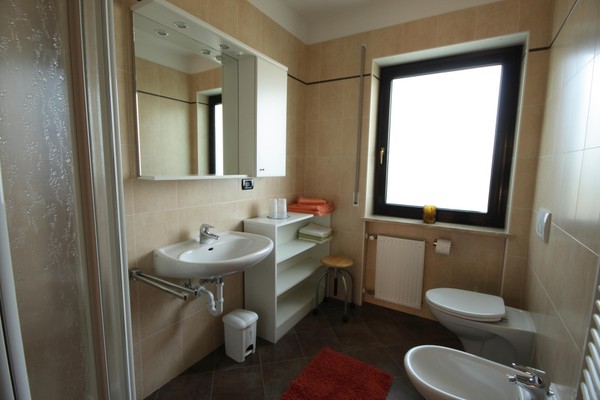 Foto del bagno Appartamenti in agriturismo Haus Fedrigotti