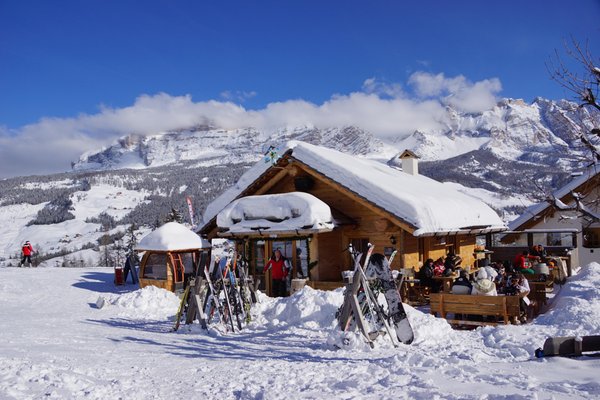 Foto invernale di presentazione Baita Ütia Florian