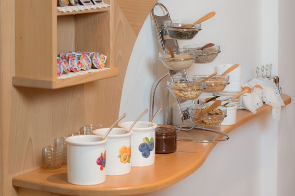 La colazione B&B + Appartamenti in agriturismo Seaberhof