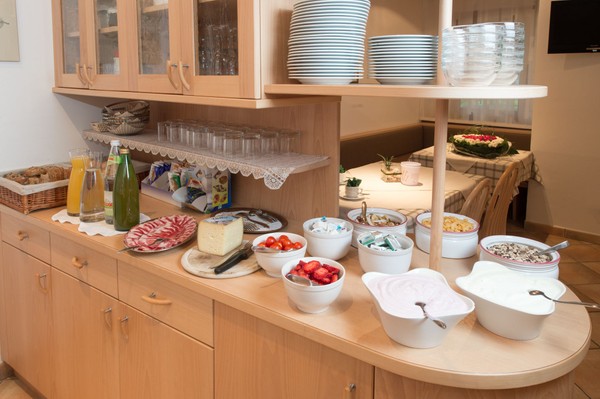 La colazione B&B + Appartamenti in agriturismo Seaberhof