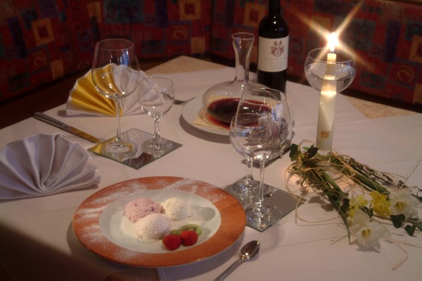 Il ristorante Cortaccia sulla Strada del Vino Terzer