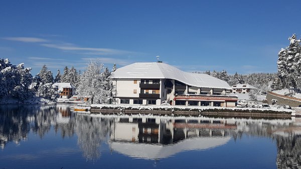 Foto invernale di presentazione Hotel Am Wolfsgrubenersee
