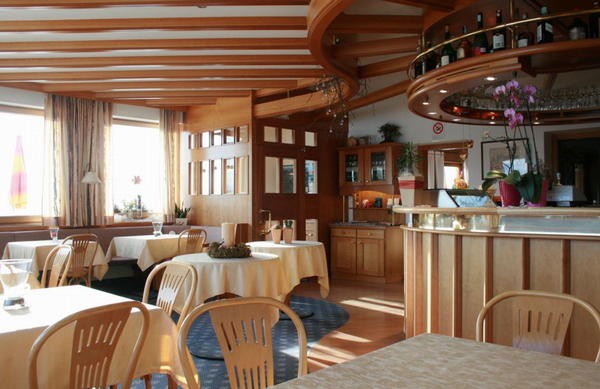 Das Restaurant Wolfsgruben (Ritten) Am Hang