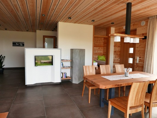 La zona giorno Appartamenti in agriturismo Weberhof