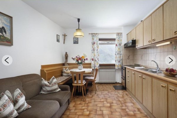 La zona giorno Appartamenti in agriturismo Völklhof