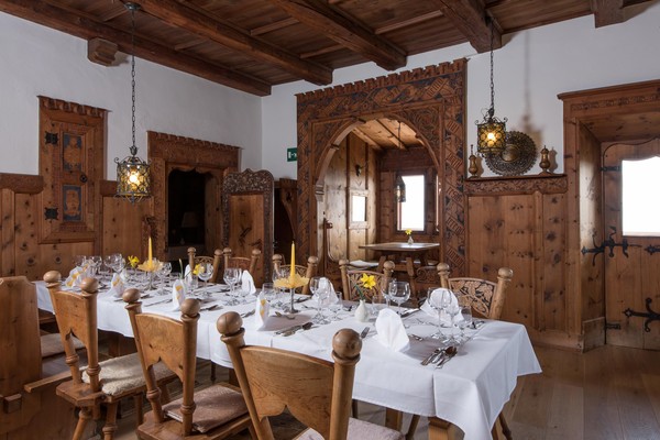 Il ristorante Collalbo (Renon) Ansitz Kematen