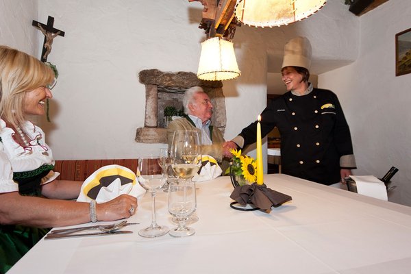Il ristorante Collalbo (Renon) Ansitz Kematen
