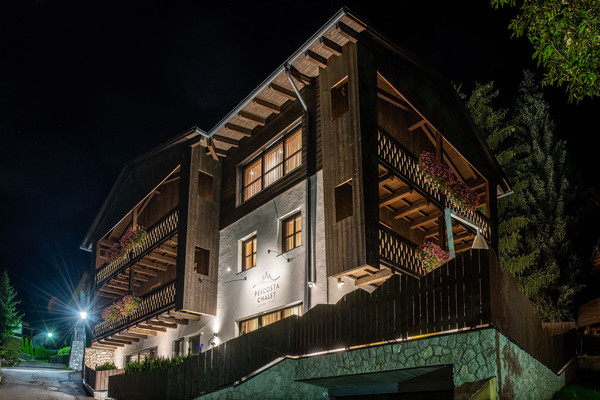 Foto Außenansicht Pescosta Chalet Luxury Living