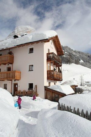 Foto invernale di presentazione Appartamento Livinà