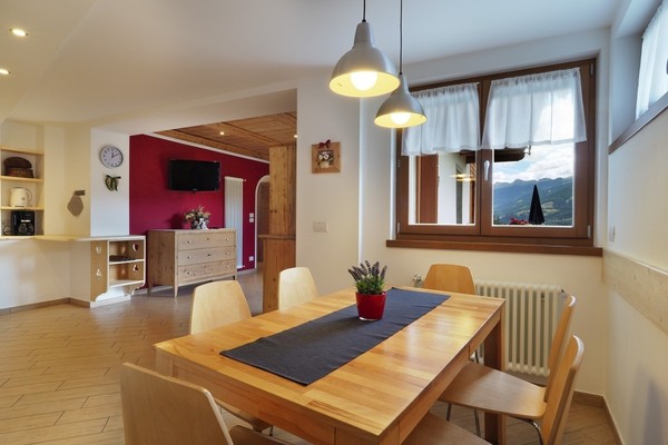La zona giorno Appartamenti Villa Prafiori