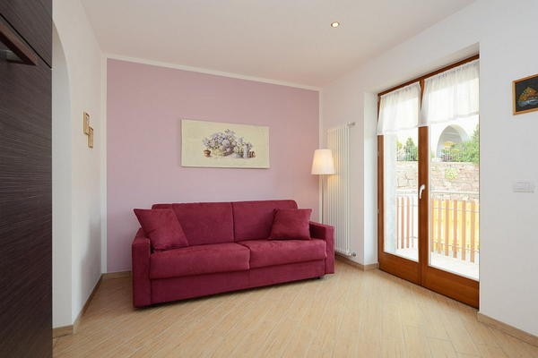 La zona giorno Appartamenti Villa Prafiori