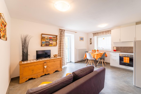 La zona giorno B&B + Appartamenti 3 Cuori