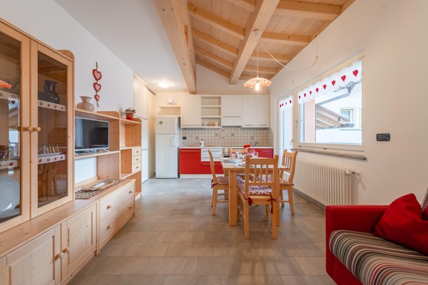 La zona giorno B&B + Appartamenti 3 Cuori