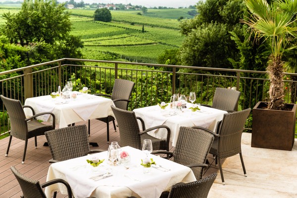 Il ristorante Cornaiano (Strada del Vino Nord) Girlanerhof