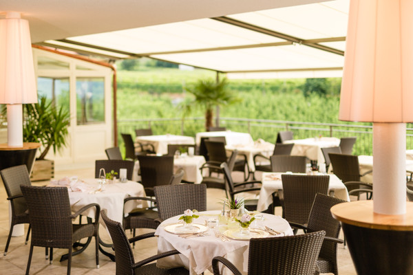 Il ristorante Cornaiano (Strada del Vino Nord) Girlanerhof