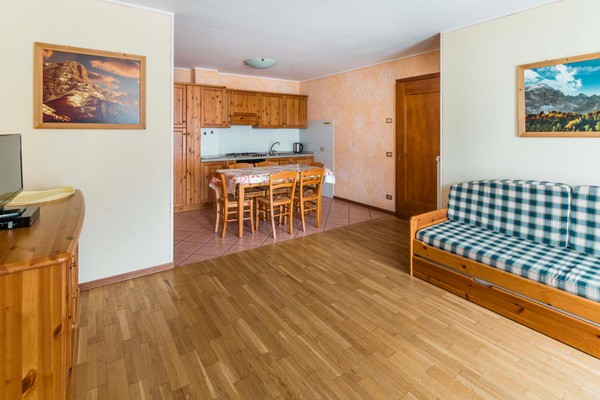 Der Wohnraum Ferienwohnungen Casa Lendina