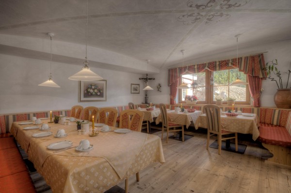The restaurant San Cassiano Ciasa Ai Pini