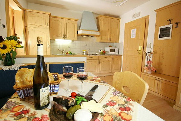 La zona giorno Residence Craizer