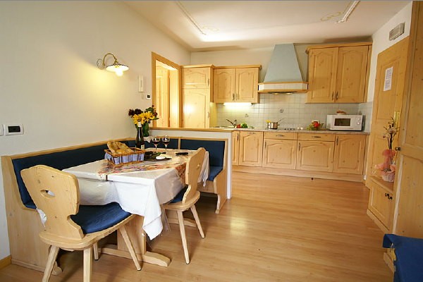 La zona giorno Residence Craizer