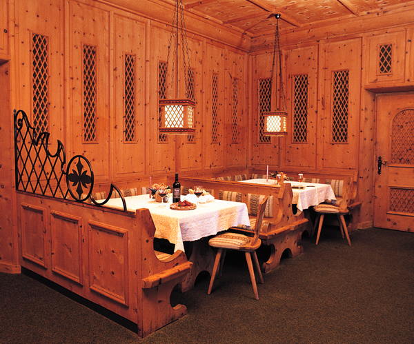The restaurant Malles / Mals Gasthof Iris
